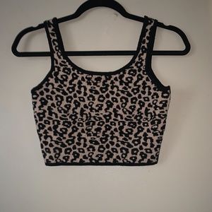 Cheetah Print Tank Top